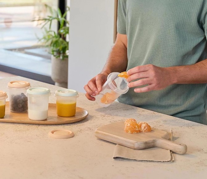 Velká 12-dílná sada hermetických nádob Miniland Dreamland